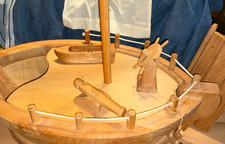 Ostheimer Schiff, Arche oder Piratenschiff, fast unbespielt + Treppe