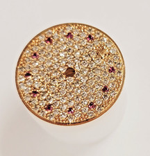 Custom Pave Natural Diamond &