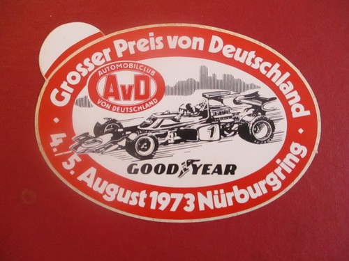 Aufkleber nürburgring 1973 - nürburgring,