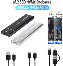 NVMe SSD Gehäuse M.2 – Aluminium Typ-C externes Festplatten-Case, 10Gbps