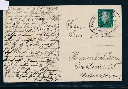 7849 bahnpost ovalstempel - 7849),