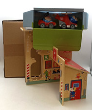 HABA Kugelbahn Basisspiel Kullerbü Spielbahn Feuerwehrwache " Top" + OVP *HÄNDLE