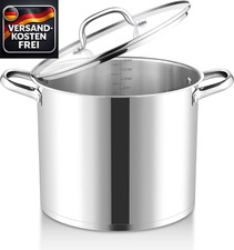 Großer Edelstahltopf mit