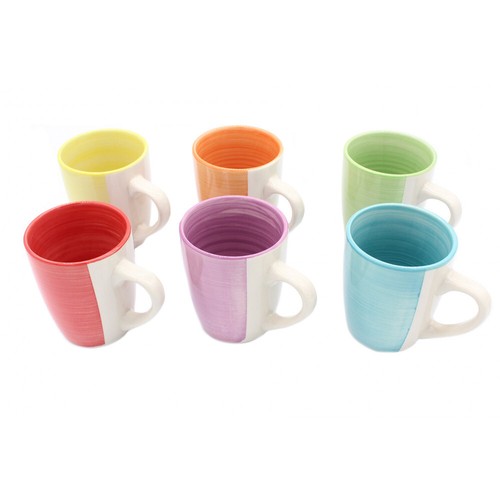 Kaffee tassen 6er set 350ml - tassen,