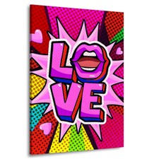 Leinwand bild love - leinwand,