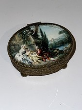 Deckeldose antik Schmuckdose