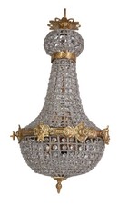 Rokoko Kristall Kronleuchter