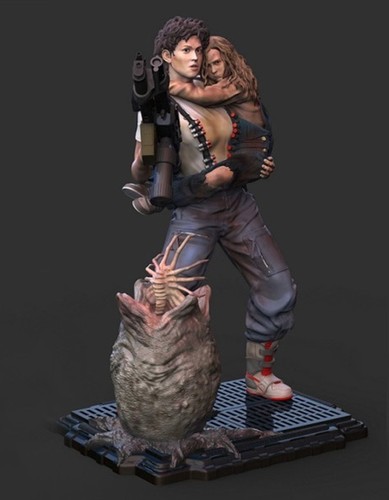 Aliens ripley rescuing - aliens, newt