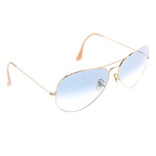 Sonnenbrille von Ray Ban in Gold und Braun Aviator