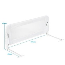 Costway BS10019WH Bettgitter weiß für Kingsize, Doppelbetten etc 105 cm Neu