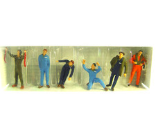 Bundesluftwaffe Piloten u. Bodenpersonal   - Preiser Figuren 1:72  - 72409 #E