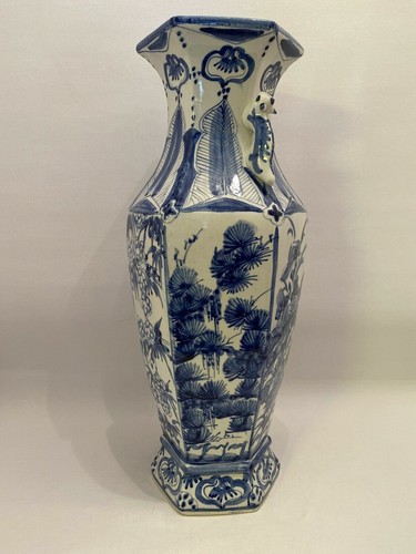 Alte china blau - -,