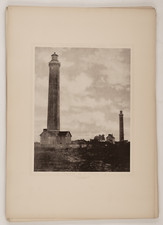Jules Duclos, Phares de la Canche, le Touquet, Pas-de-Calais Photomécanique 