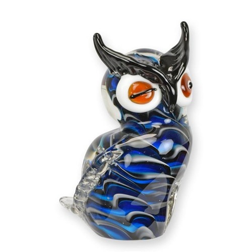 Glasfigur eule murano - im, murano-stil