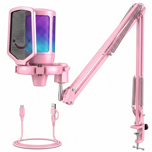 Gaming mikrofon mit - arm, rgb