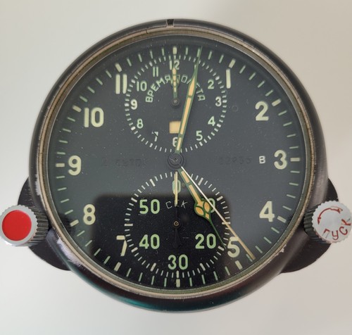 Flugzeuguhr mechanisch - , (48