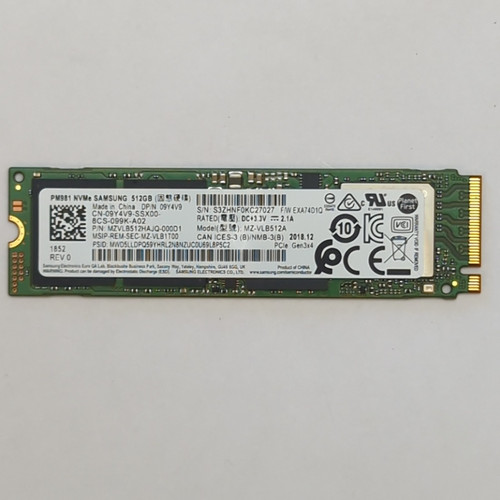 Samsung pm981 512 - gb, m.2