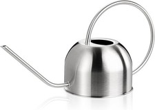 Bekith 1,5 Liter Edelstahl Gießkanne Metall Gieß-Kanne Langer Ausguss, gießen