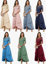 Damen Abendkleid Lang Elegant