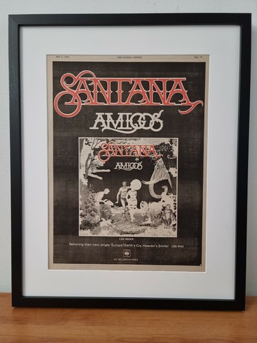 Santana original framed - santana, promo