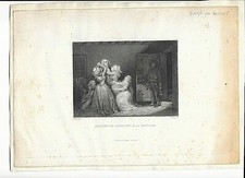 EINE GRAVUR, DIE "DER ABSCHIED