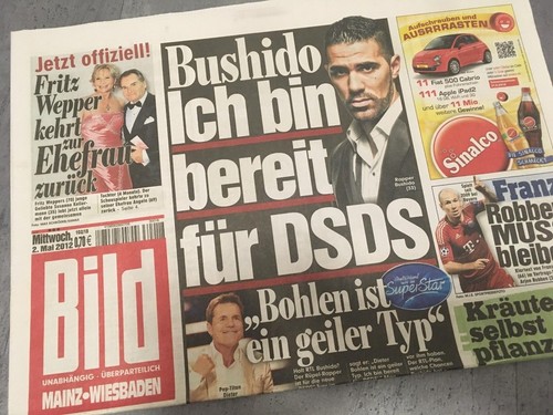 Bildzeitung bild 2012 - 02.05.2012, *