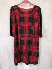 Kleid rot schwarz Zero