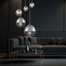 Luxus Pendel Decken Lampe Glas
