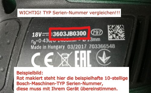 Bosch ersatzteile pos - ersatzteile,