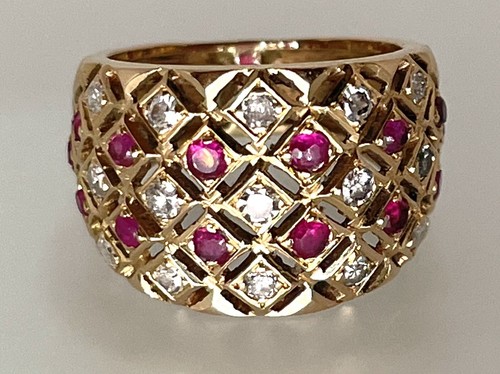 Vintage ring 1940er - ring, 18ct