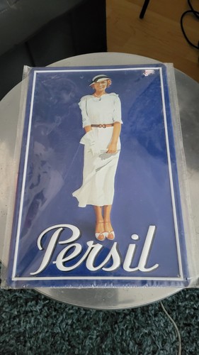 Blechschild persil auf retro - blechschild,