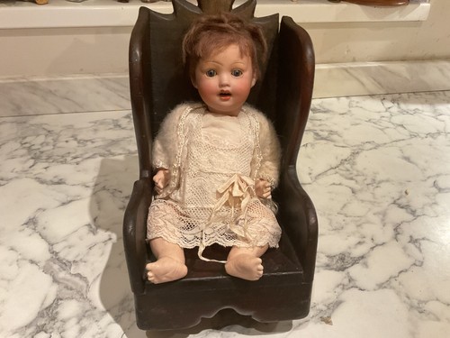 Vintage porzellan puppe - porzellan,