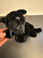 Steiff Bonbo schwarzer Panther liegend Stofftier Kuscheltier 27 cm waschbar NEU