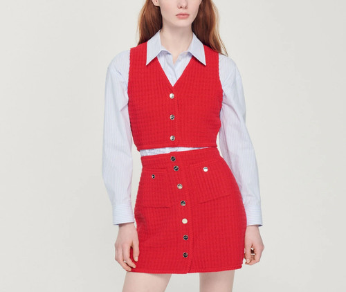 Sandro damen rot strick - rot,
