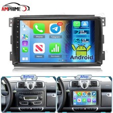 Für Smart Fortwo 451 2005-2010 Android 15 Autoradio 2GB +64GB GPS Navi CarPlay