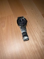 CASIO EDIFICE 4730 EFA-119 ANA-DIGI Herrenuhr silber - gebraucht 