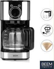 Filterkaffeemaschine Fresh-Aroma-Switch mit Glaskanne 1L Timer Beem Kaffeemaschi