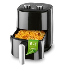 GOURMETmaxx Heißluftfritteuse 3,1L Airfryer 1350W Timer 6-in-1 Fritteuse L08