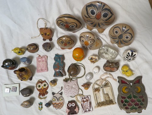 Sammlung von eulen stk - von,