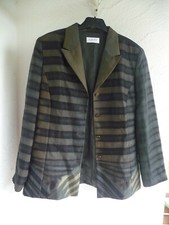 Wunderschöner zeitloser Blazer 40 CAVITA grün edel mit Viskose neu