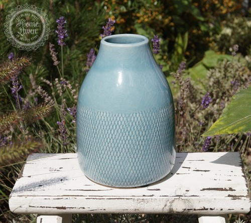 Vase blumenvase hellblau - blumenvase,