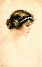 Künstler AK von Alice Luella Fidler - American Girl no. 55