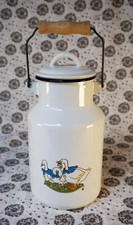 Emaille Milchkanne NEU! 2,3l Landwirtschaft Küche Haushalt