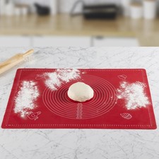 Backmatte Silikon Teigunterlage Ausrollmatte Backunterlage Teigmatte 50x70cm