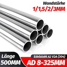 V2A Edelstahl Rohr Rundrohr