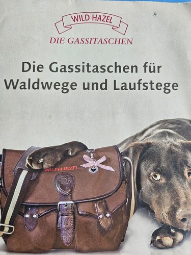Gassitasche wild hazel mit - gassitasche,