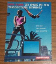 Seltene Werbung NORDMENDE Fernseher Super-Planar Bildröhre mit Black Matrix 1988