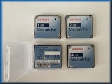 HITACHI Microdrive  1GB  2GB 4GB - mit Plastik-Box