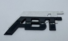 Emblem logo abt metall - logo, 3d