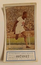 Sammelbild Greiling Olympia 1928 Jack London England 